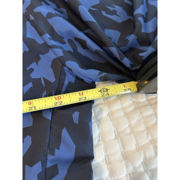 ZYIA ACTIVE Mens Black Blue Hooded Jacket L Ultra Lightweight - Picture 12 of 16